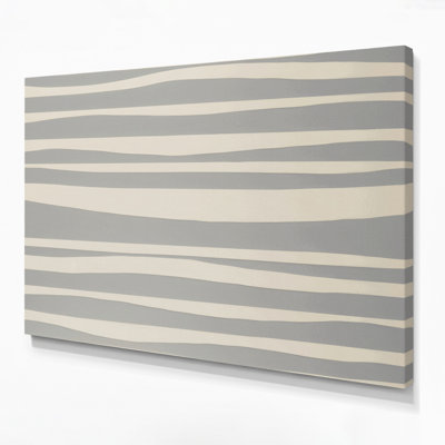 Minimalisme 11, art mural sur toile beige