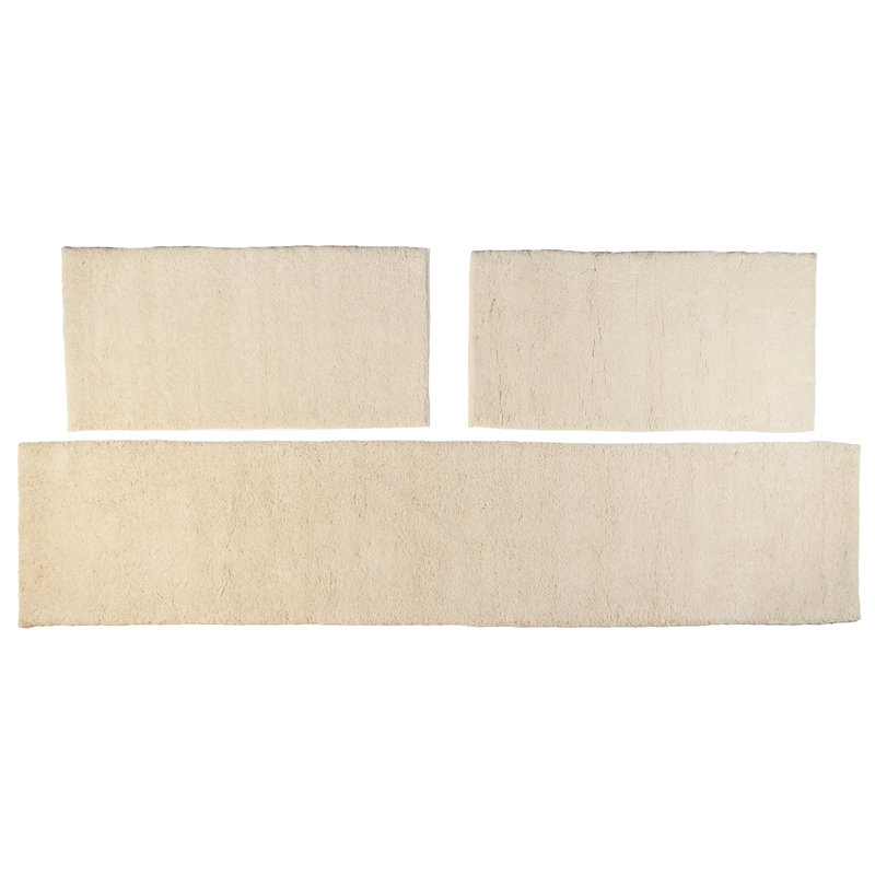 Solid Colour Wool 70cm X 620cm Area Rug
