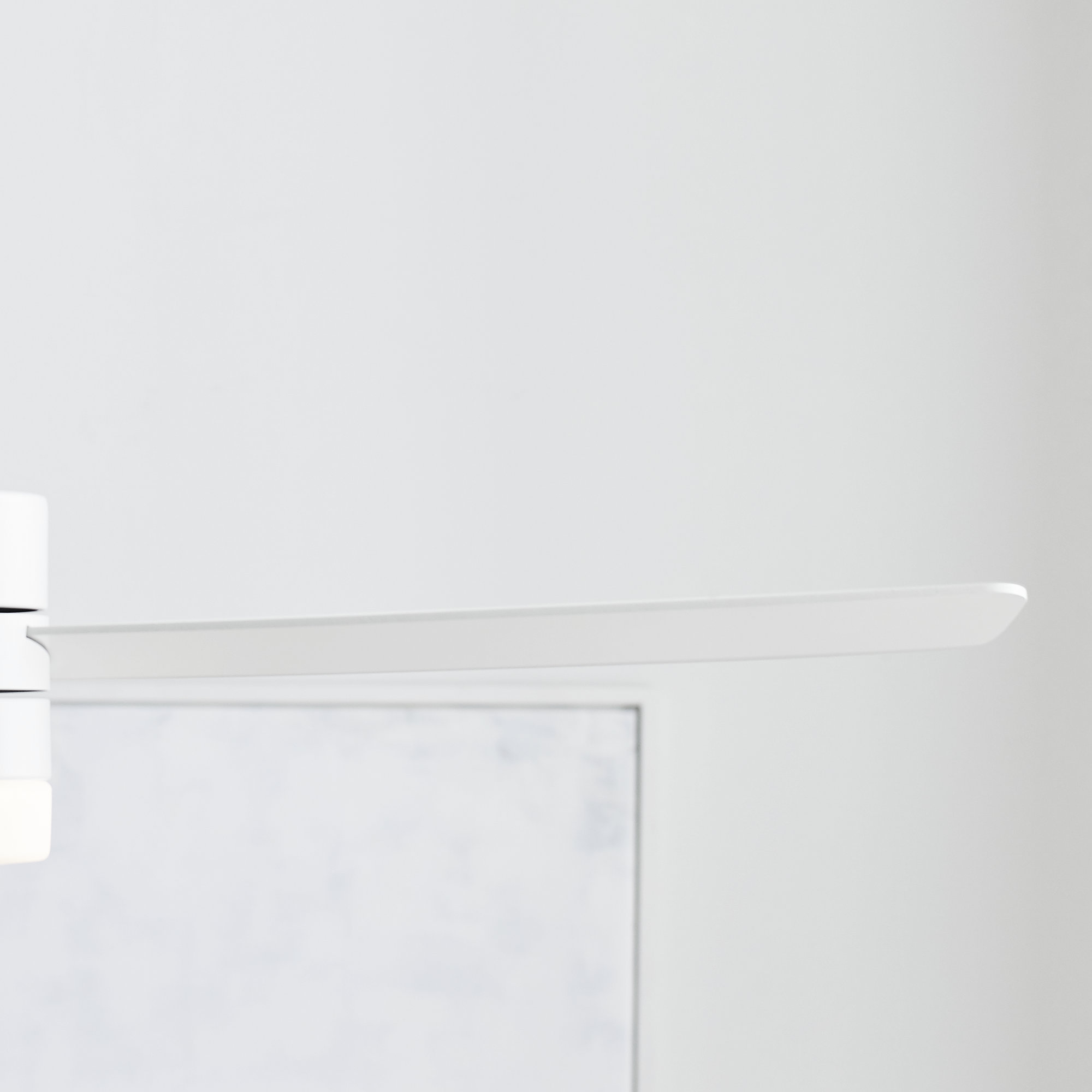 Adna 44'' 3 Blade Ceiling Fan with Light Kit, Matte White, Matte White, 52"
