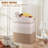 Laundry Hamper Woven Rope Tall Laundry Basket With Handle Decorative Storage Basket For Clothes And  In Living Room Bedroom Jute