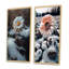 «A Daisy Flower Blooming Winter», 2 pièces sur toile-19670092-19670089