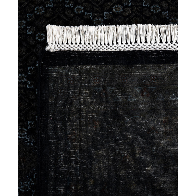 Overdyed One-of-a-Kind 5' 7" X 10' 0" Hand Knotted Area Rug