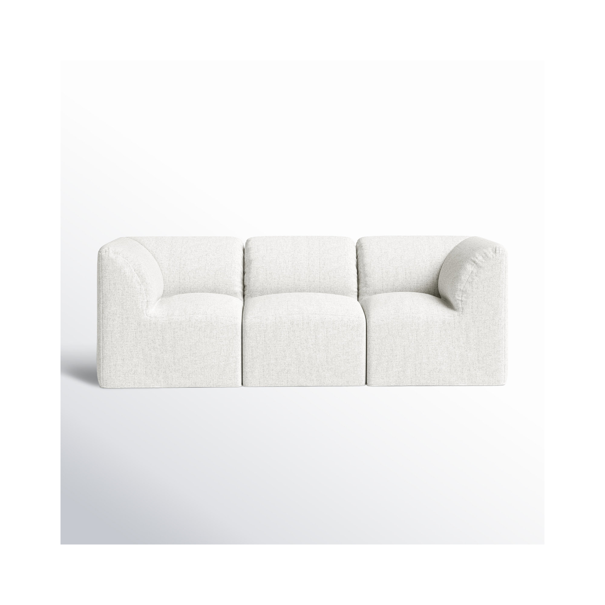 Praia 96" Sunbrella Outdoor Sofa, Canvas White Sunbrella® Canvas
