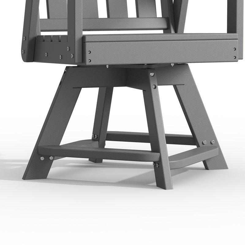Ensemble de chaises pivotantes en résine 35 po H toutes saisons 35 po