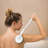 Lotion Applicator for Back – Long Handled Roll-On Dispenser and Handheld Back Massager – Wand for Applying Sunscreen, Cream, or Shower Gel by Remedy
