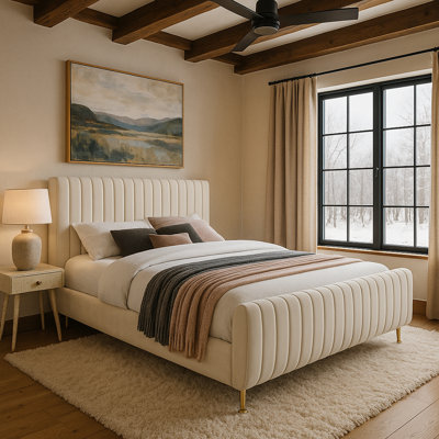 Upholstered Platform Bed