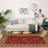Washable Modern Carpet Chic Bordered Area Rugs for Dining Room-140209266