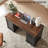 56'' Farmhouse Executive Desk With Drawers, File Cabinet and Power Outlets-227624387