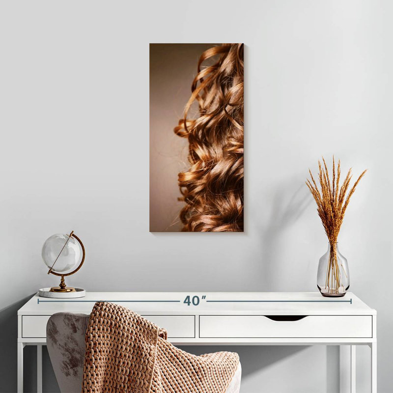 Wavy Red Hair, 24" H x 12" W