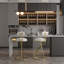Ensemble de 2 tabourets de bar avec tabourets de bar et tabouret à hauteur de comptoir pour îlot de cuisine