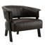 Ensemble de fauteuils d'appoint à oreilles en similicuir pour 2 personnes, fauteuil rembourré à dossier enveloppant, fauteuils à oreilles confortables en tissu avec pieds en bois massif, fauteuil de lecture simple pour le salon de la chambre à coucher-626969720
