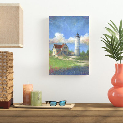 Phare côtier - reproduction d'art sur toile tendue