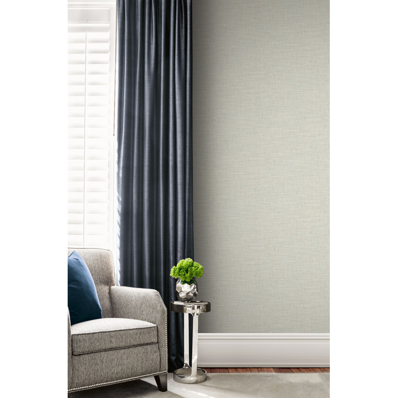 Rouleau de papier peint lisse L 27 pi x l 27 po, Beige