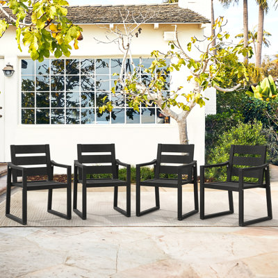 Reontae HDPS Patio Dining Chair