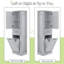 Modern Tall Storage Cabinet – Tilt-Out Compartment, Adjustable Shelves-646930923