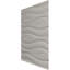 L 19 5/8 po x H 19 5/8 po Panneau mural décoratif EnduraWall 3D bronze foncé métallique (couvre 2,67 pieds carrés)-123532236
