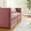 Causeuse modulaire en velours Sanguine Channel-627604387