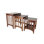 Solid Wood Top Nesting Tables End Table