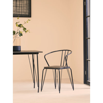 Wolfsberg 46cm H Metal Windsor Back Side Chair