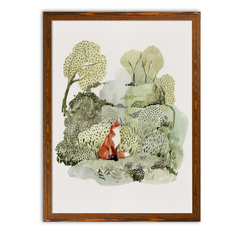 « fox glen i » par paul cezanne-reproduction d’art sur cadre photo, H 24 po x l 18 po x P 1,25 po, Cadre en toile d’érable