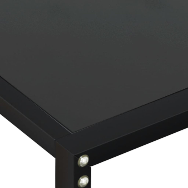Tiffanyamber Console Table, 29.7" H x 70.9" W x 13.8" D, Black