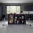 Juniper Kitchen Island With Large Dining Countertop, Double Door Cabinet With Interior Storage Shelves And, Two  Open Shelves