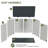 JolyDale 50 in. W x 29 in. D Outdoor Resin Horizontal Storage Shed With Floor