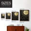 Reproduction encadrée œil céleste - bois massif-905131807-905131806