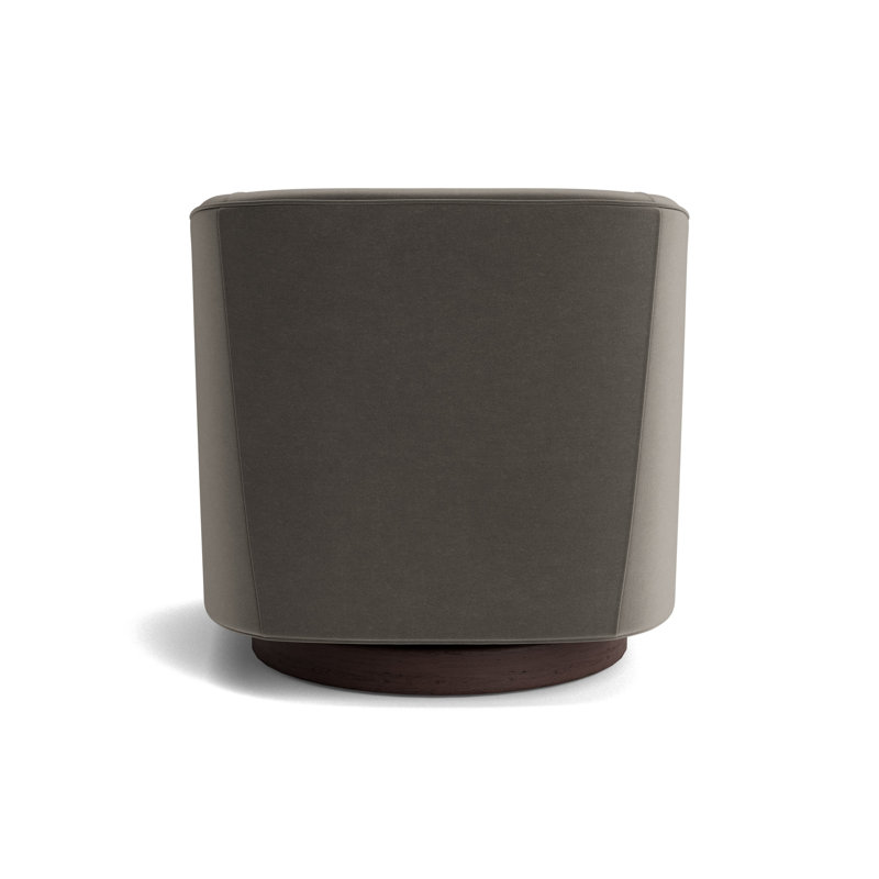 Cooper Full Swivel Chair, Java, Performance Velvet - Graphite
