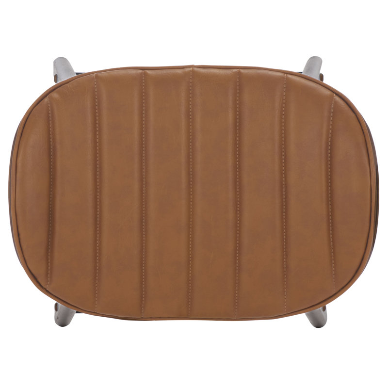 Elline Wood Counter Stool, Brown