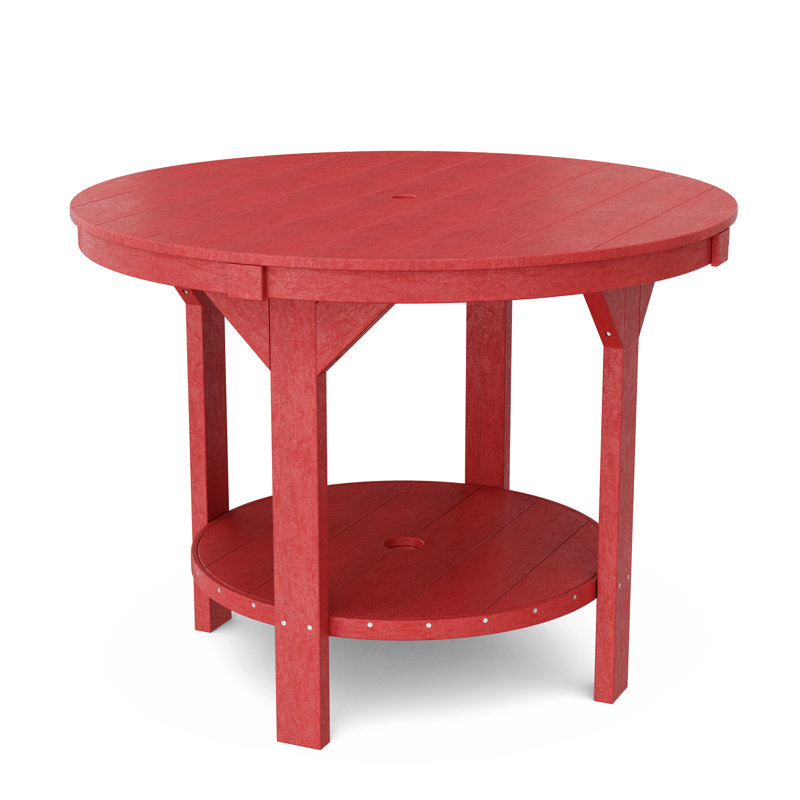Heritage 48" Pub Table, Cardinal Red