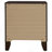 Anza Walnut 2-Drawer Nightstand Bedside Table