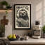 Sloth Among Leaves Boho - Wrapped Canvas-65486763-65486760