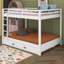 Lit superposé en bois avec échelle et lit gigogne, lit superposé en bois massif rustique pour enfants, adolescents, adultes-849288669