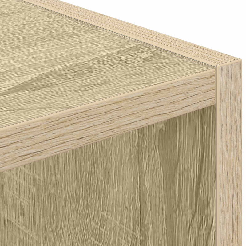 25.5cm W Composite Bedside Table, Sonoma Oak