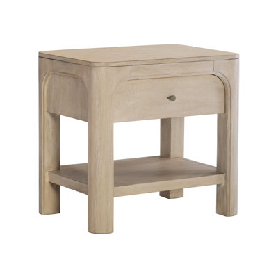 27.90" W Coastal Nightstand, Weathered Mango