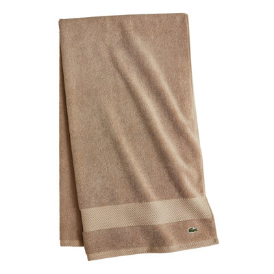 Lacoste Heritage 35X70 Cotton Bath Sheet, 100% Supima Cotton, Micro-Fresh® Anti-Microbial