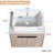 Eimer 23.6" Wall-Mounted Single Bathroom Vanity with Rectangular Cermic Basin