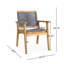 Chaise de salle à manger MCGILL (ensemble de 2), capacité de 400 lb