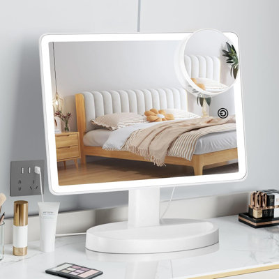 Miroir de maquillage pour table