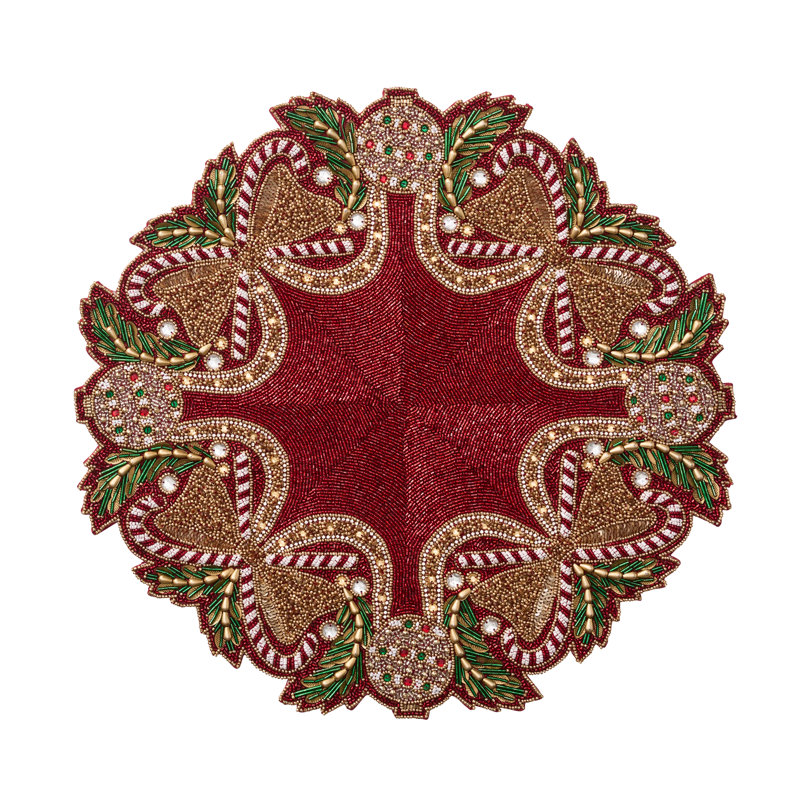 Candy Cane Bow Placemat