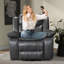 Ensemble de 2 fauteuils inclinables en cuir Crovetti-105706614