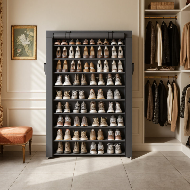 4 Pair Shoe Rack