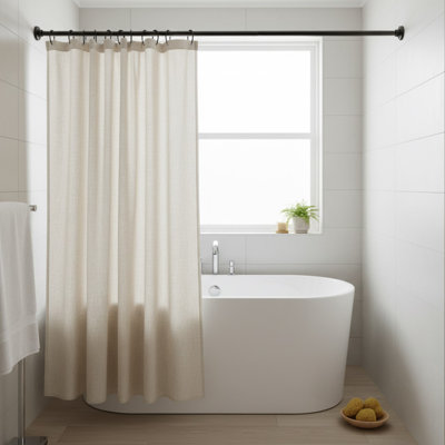 85cm Straight Wall Shower Curtain Pole