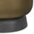 Cody 16"W Cast Aluminum Contemporary End Table with Dual-Tone Finish, Assembled
