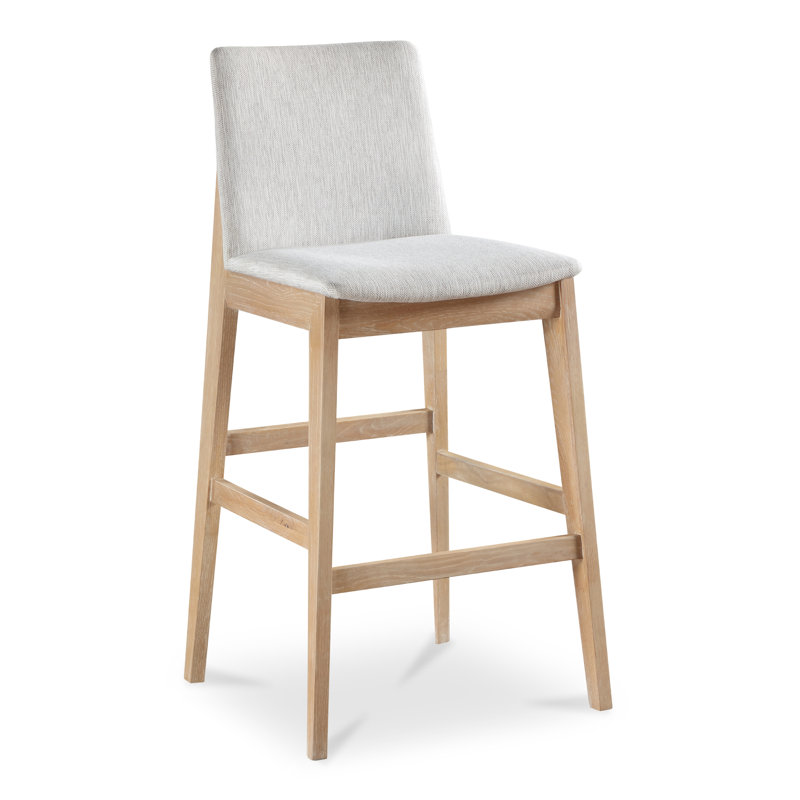 Deco Oak Light Grey, Bar Stool (29.9" Seat Height)