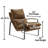 Zawacki 25.5" W Genuine Leather Lounge Armchair-541775698-540533281
