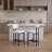 26" Modern Upholstered Counter Height Bar Stools(Set Of 2)-1084626404