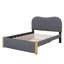 Lit plateforme tapissier avec pieds de support en bois et lit gigogne-1110932131-1110932128
