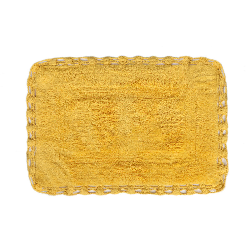 Ensemble de tapis de bain Rosellen, Jaune